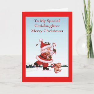 Christmas Card For Goddaughter