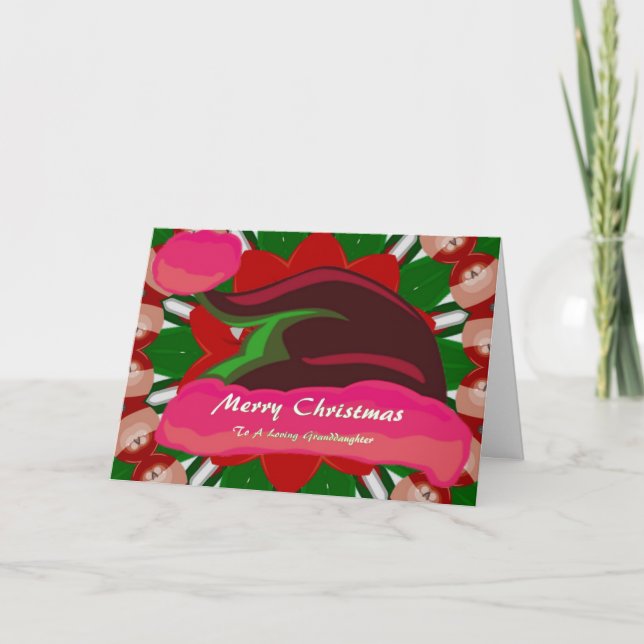 Christmas Card For Granddaughter (Front)
