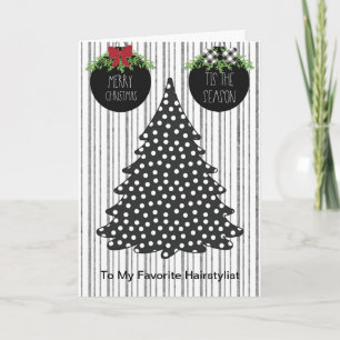 Christmas Card for Hairstylist