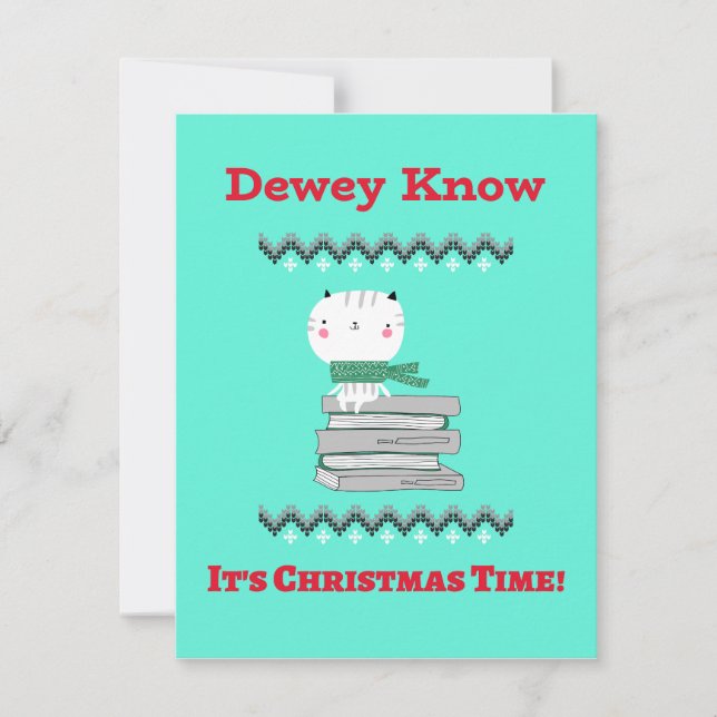 Christmas Card for Librarians  (Front)