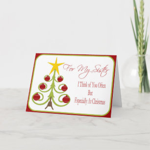 Christmas Card for Sister