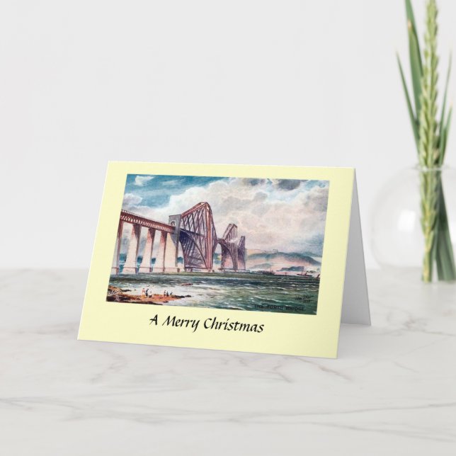 Christmas Card - Forth Bridge, Scotland (Front)