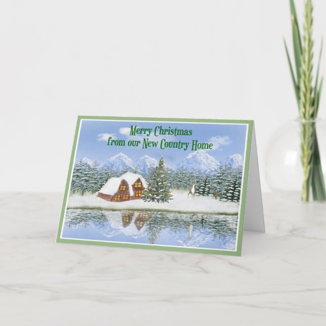 Christmas Card from New Country Home (Front)