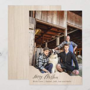 Christmas Card From Photos Farmer Christmas Card
