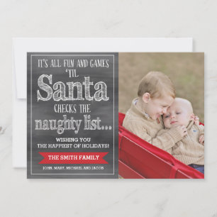 Christmas Card Funny, Holiday Photo Card