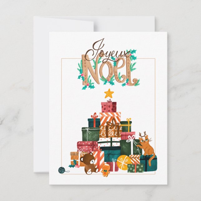 Christmas card - Gift Mountain (Front)
