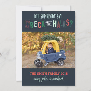 Christmas Card, Holiday Photo Card, Funny