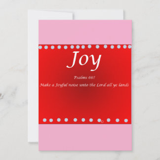 Christmas card -Joy