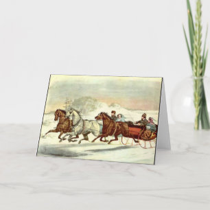 Christmas Card: Just Prior to Impact. Card