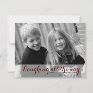 Christmas Card - Laughing all the way