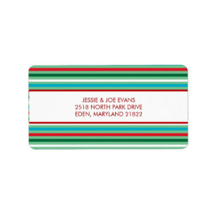 Christmas Card Mailing Address Labels