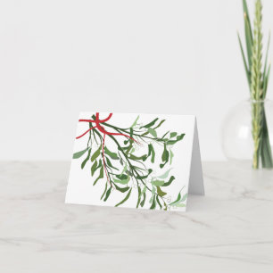Christmas card - Mistletoe