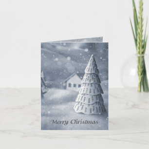 Christmas Card Noel Tree