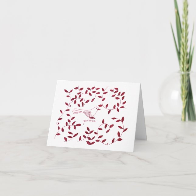Christmas Card - Peace Dove (Front)