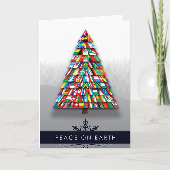 Christmas Card: Peace on Earth Holiday Card (Front)