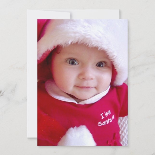 Christmas card photo Flat Holiday Card (Front)