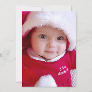 Christmas card photo Flat Holiday Card