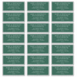 Christmas Card Pre-addressed Envelope Labels<br><div class="desc">Our modern and classic address pre-addressed labels are perfect for easy mailing of all your holiday cards and invitations.</div>