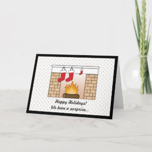 Christmas Card Pregnancy Announcement