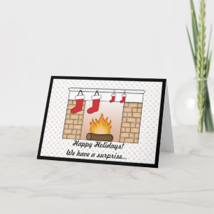 Christmas Card Pregnancy Announcement Twins!!