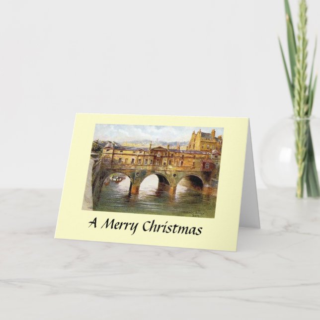 Christmas Card - Pulteney Bridge, Bath, Somerset (Front)