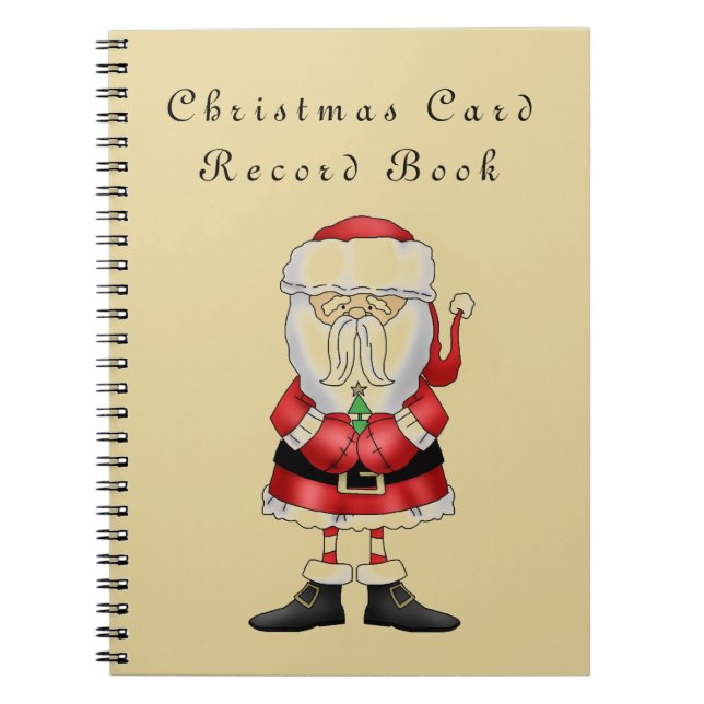 Christmas Card Record Book (Front)