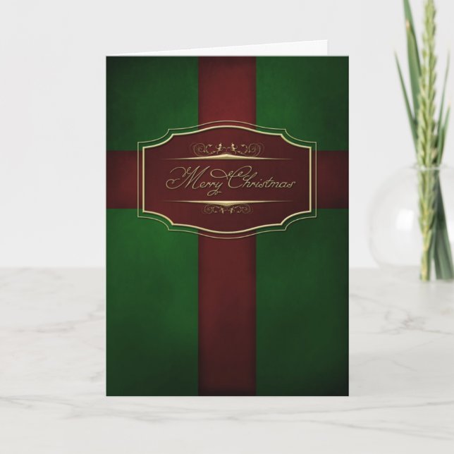 Christmas Card Red and Green (Front)