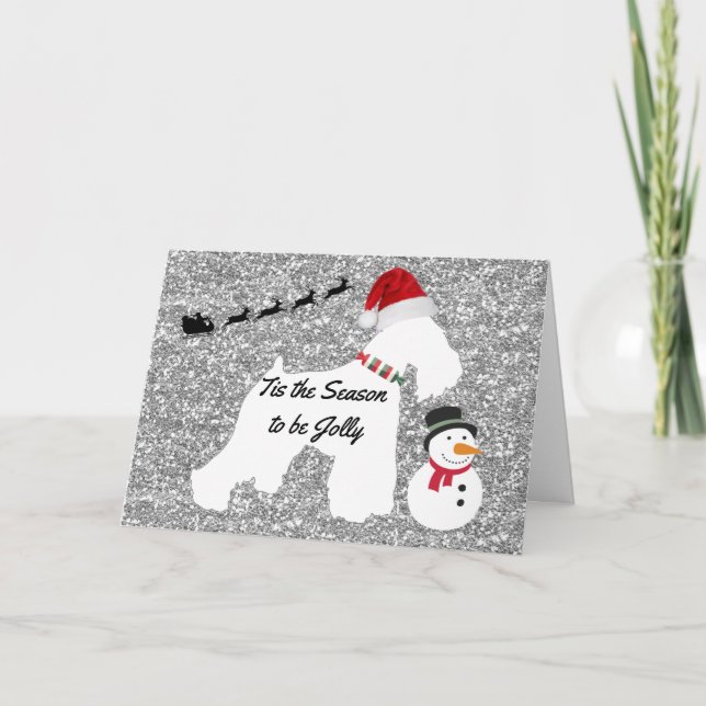 Christmas Card (Schnauzer) (Front)