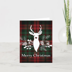 Christmas Card - Scottish Tartan Wildlife