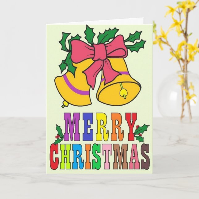 Christmas Card Standard, 12.7 cm x 17.8 cm Folded (Yellow Flower)