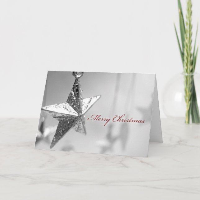 Christmas Card Star Ornament (Front)