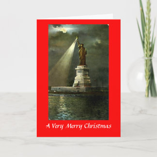 Christmas Card - Statue of LibertyCard