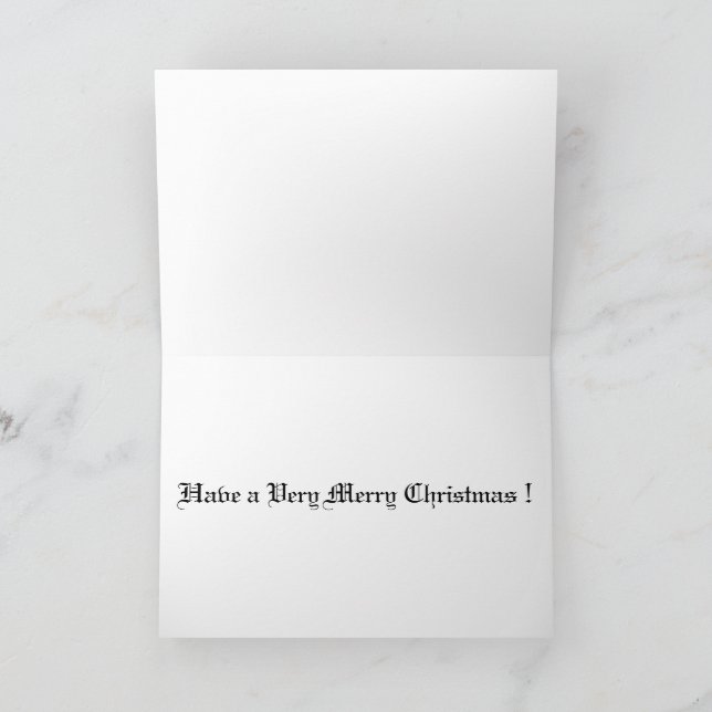 Christmas Card - Stonehenge (Inside)