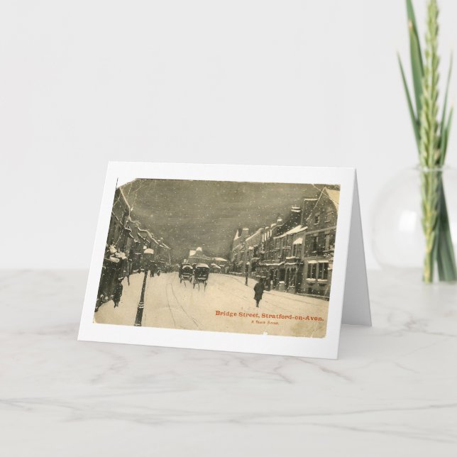Christmas Card, Stratford-upon-Avon Holiday Card (Front)