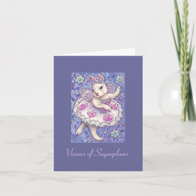 Christmas card sugarplum fairy (Front)