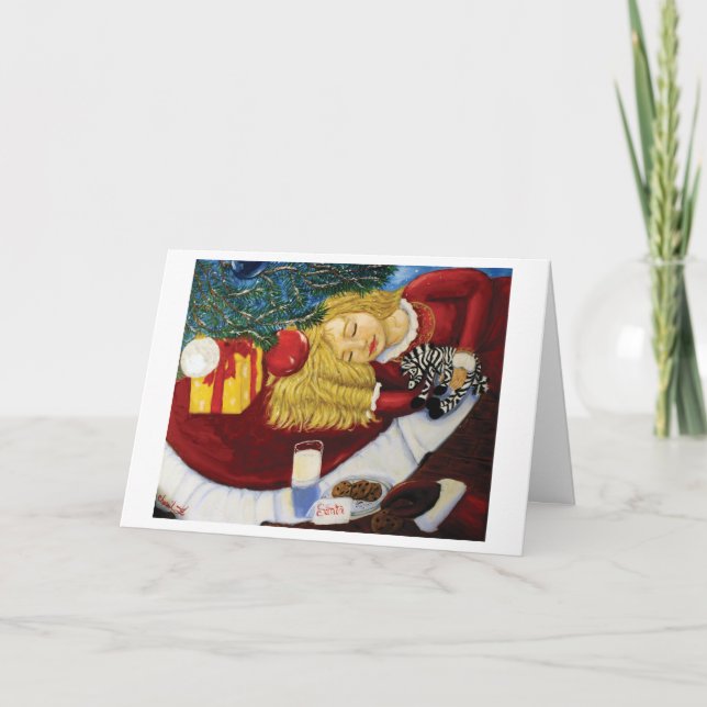 Christmas Card -Waiting For Santa (Front)