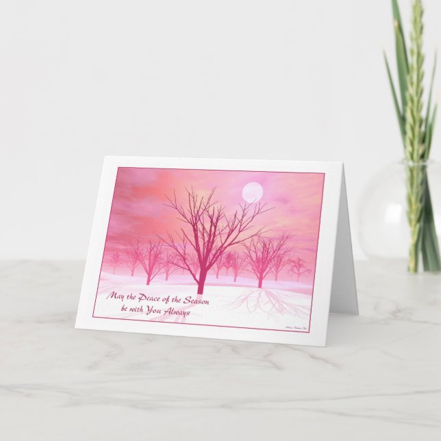 Christmas Card - "Winter Trees" (Front)