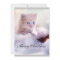 Christmas card with cat.