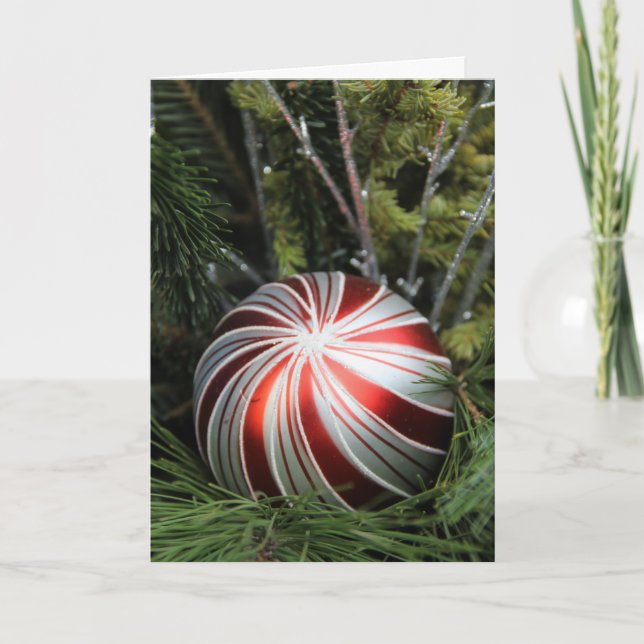 Christmas Card with Ornament (Front)
