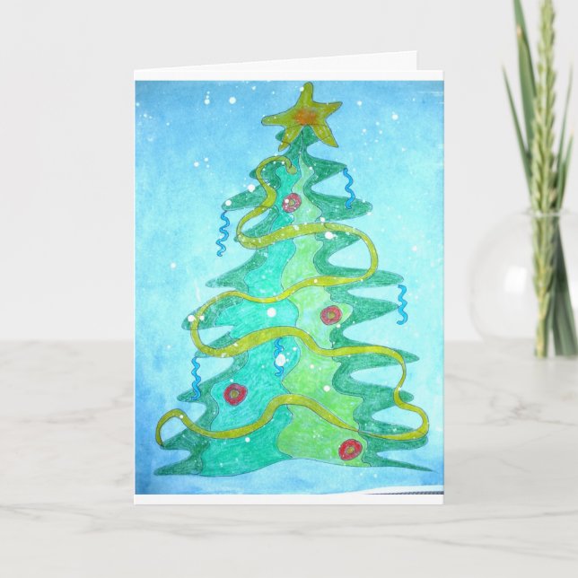 Christmas card with preprinted message (Front)