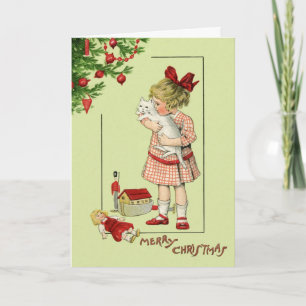Christmas Card with sweet child an... - Customized