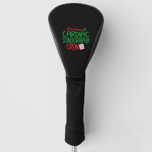 Christmas cardiac sonographer golf head cover