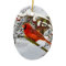 Christmas,  Cardinal Bird, Snow, Ornament