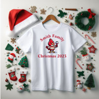 Christmas Cardinal funny family T-Shirt