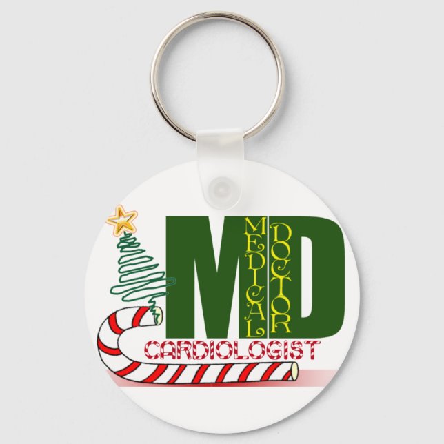 CHRISTMAS CARDIOLOGIST KEYCHAIN (Front)