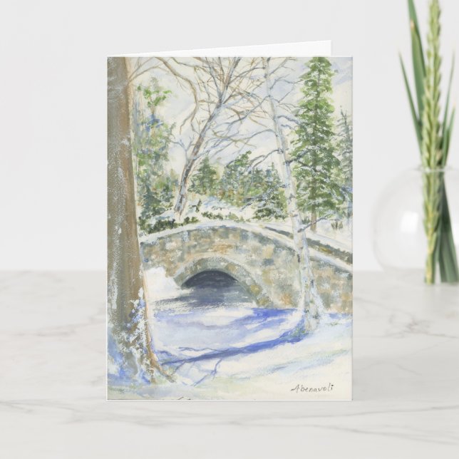 Christmas Cards featuring Greenwich, Ct. (Front)