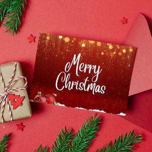 christmas cards - Modern Merry Christmas Greeting 
