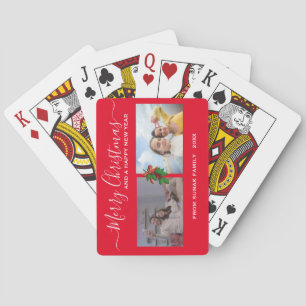 Christmas Cards   Personalized Photo Playing Cards