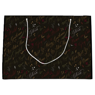 Christmas Carol Botanicals Large Gift Bag