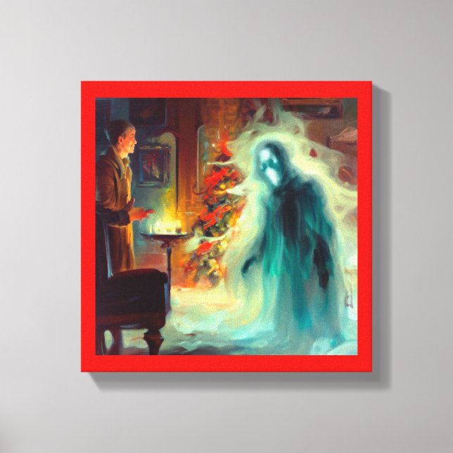 Christmas Carol Ghost of Christmas Future Canvas Print (Front)